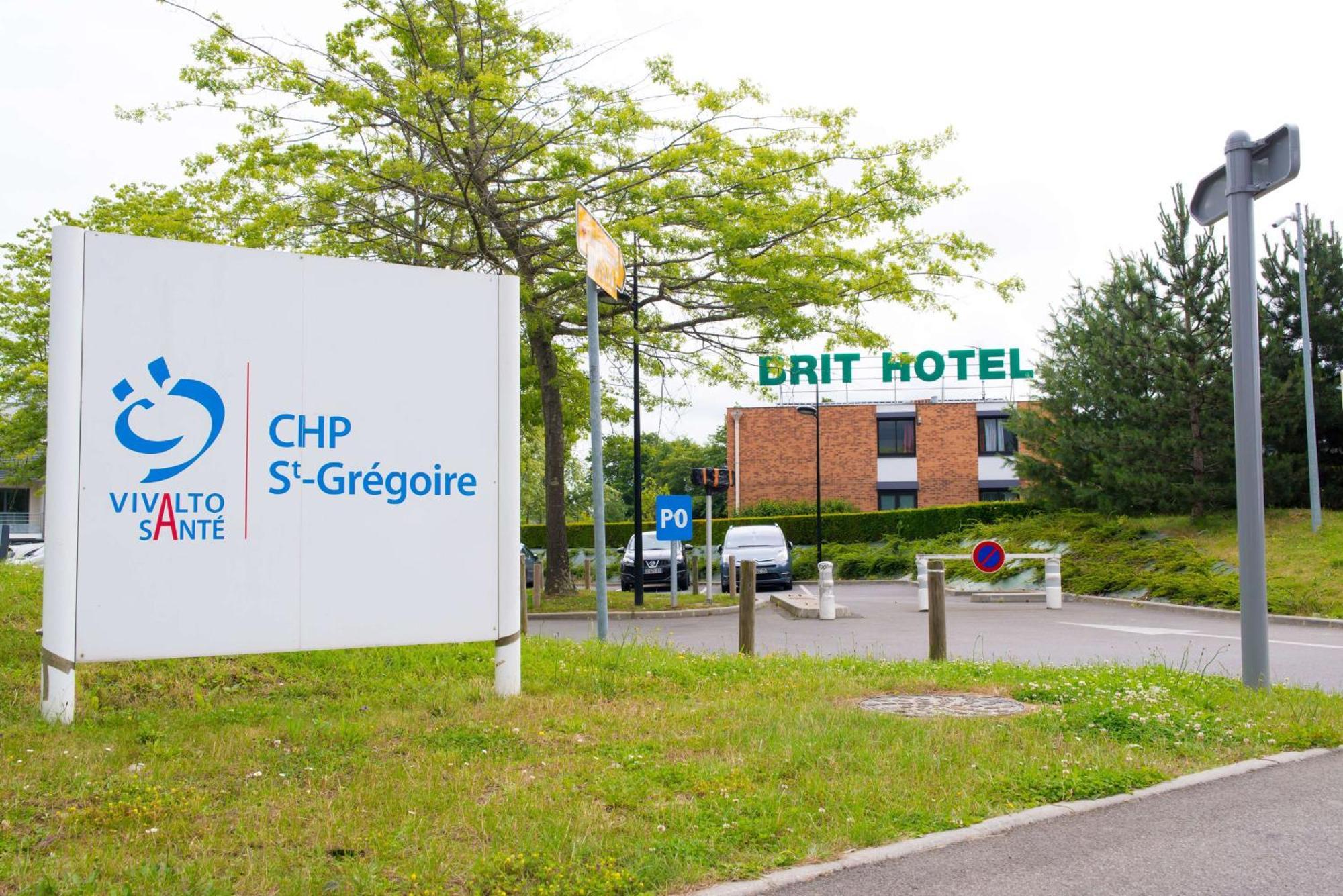 Brit Hotel Rennes St Gregoire - Le Villeneuve Saint-Grégoire Exteriör bild